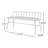 Margr 47" Low Back Wood Bench-1888040307