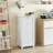Tilt Out Trash Can Cabinet Wooden with Negative Ion and Deodorizing Kitchen Trash Bin Laundry Sorter-101041970