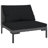 Vidaxl Garden Sofa Dark Gray