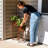 Modern Simplicity Assorted Square Black Metal Outdoor Planter - Brown-2129566268