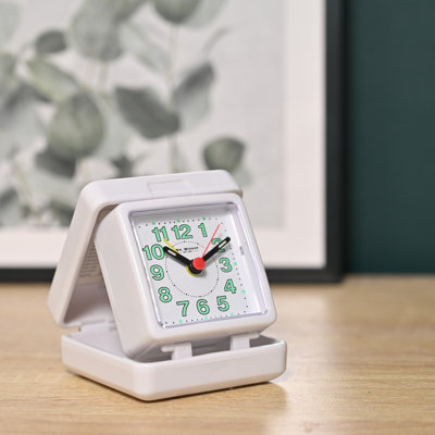 Analog Battery-Operated Alarm Tabletop Clock