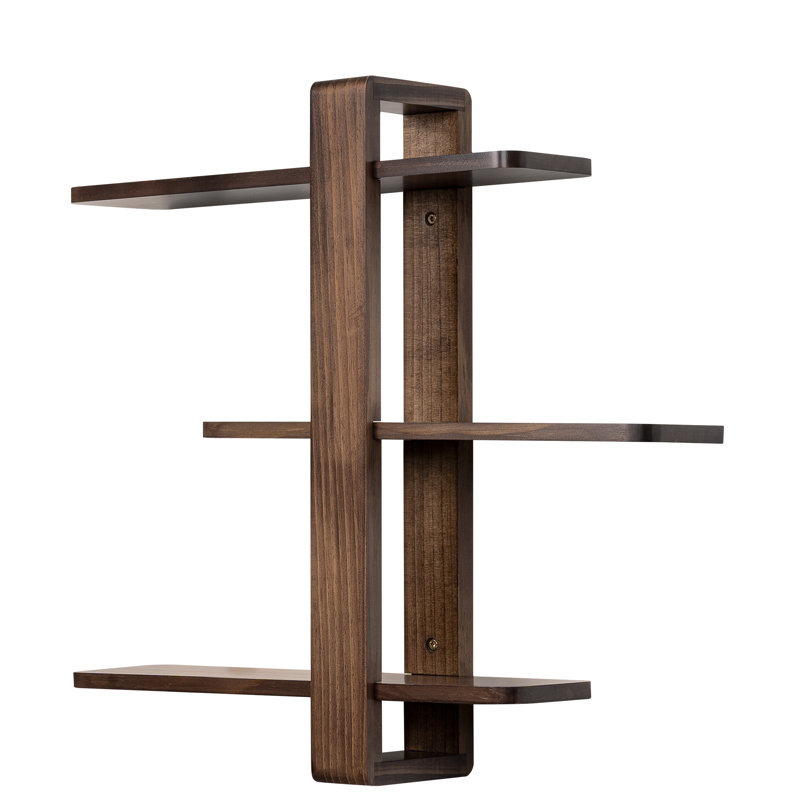 Floating Shelf, Brown Wood