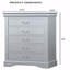 Tiroir de rangement de style transitionnel 1Pc