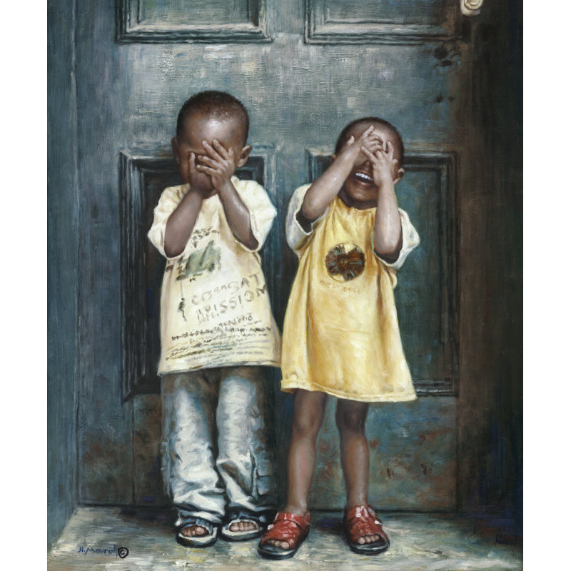 Children Of The World by Hulis Mavruk - Wrapped Canvas Painting