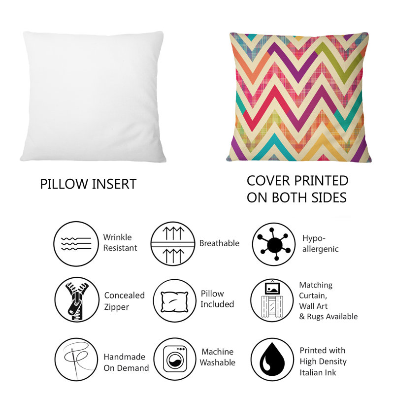 Coussin Zigzag