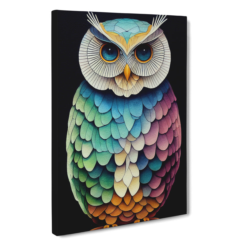 An Incredible Owl - Wrapped Canvas, 76cm H x 50cm W x 3cm D