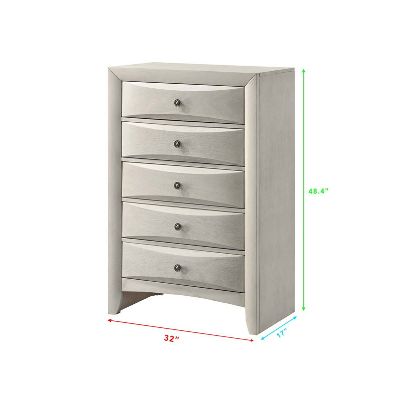 Commode à 5 tiroirs 1Pc