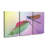 3 Panel Wall Art Set - Fabrizio Daminelli 'Calopteryx Splendens' Canvas Wall Art for Living Room, Bedroom, or Office Decor by 