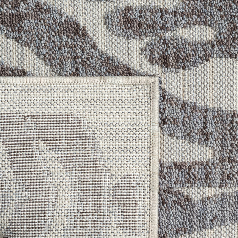 Tapis marocain intérieur / extérieur Mihal, Rectangle 7 pi 10 po x 8 pi 10 po