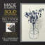 Vase floral indigo I - impression encadrée de qualité supérieure - prêt à être accroché - aucun clou requis - aucun clou requis-2056381505-2056381511