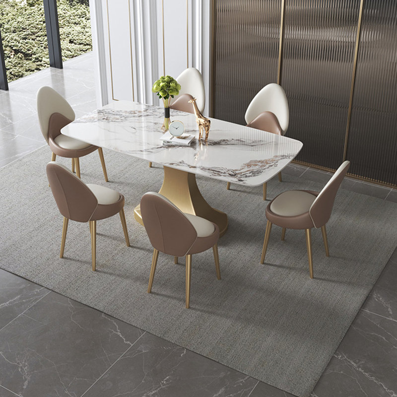 Table de salle à manger Modern, H 29,5 po x L 70,8 po x l 35,4 po