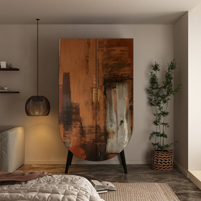 Garde-robe moderne et abstraite