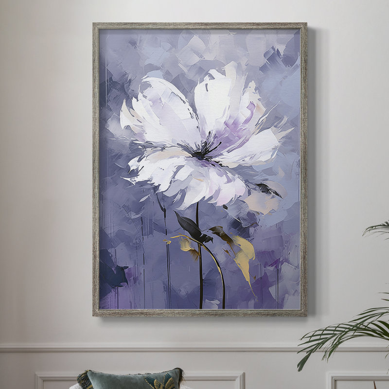 Reproduction encadrée FLORAL Series CDxxxii - bois massif, H 11 po x l 9 po