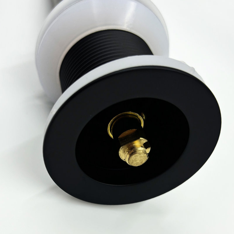 Matte Black Wall Mounted Bathroom Tub Sink Faucet With Pop-Up Drain. Cross Handles For Smooth Water Flow Control. Splash Aerator Reduced Noise And Waste. Built Superior Brass Stainless Steel. Simple