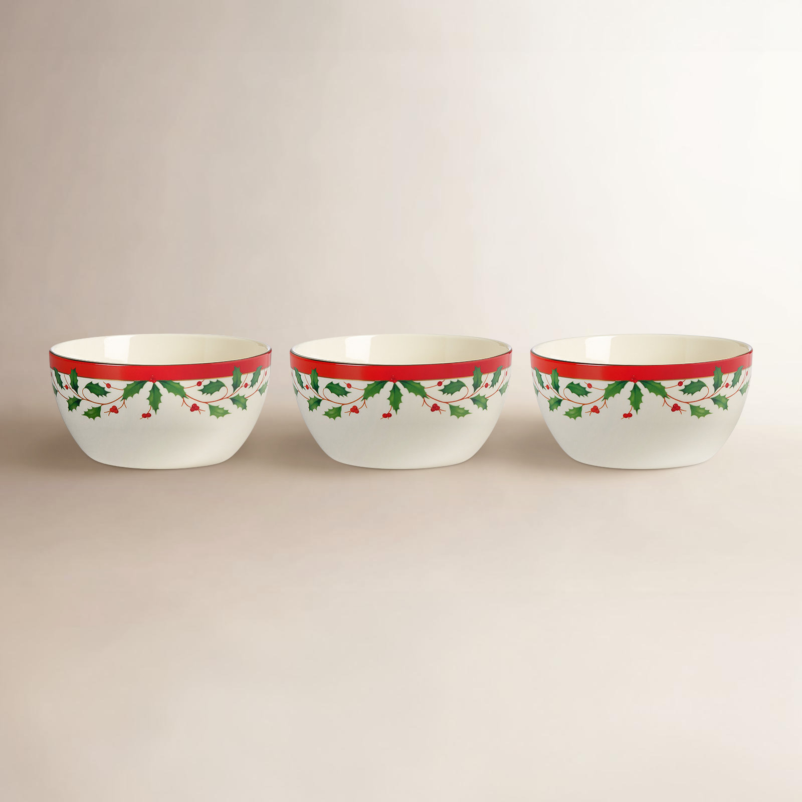 Lenox Holiday Porcelain Dessert Bowl