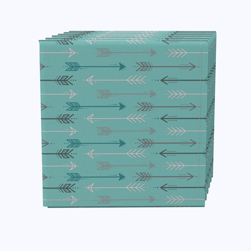100% Cotton Geometric Square Napkin