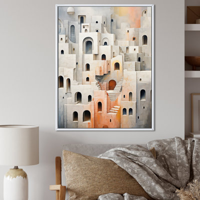 Minimalisme des forteresses I sur toile