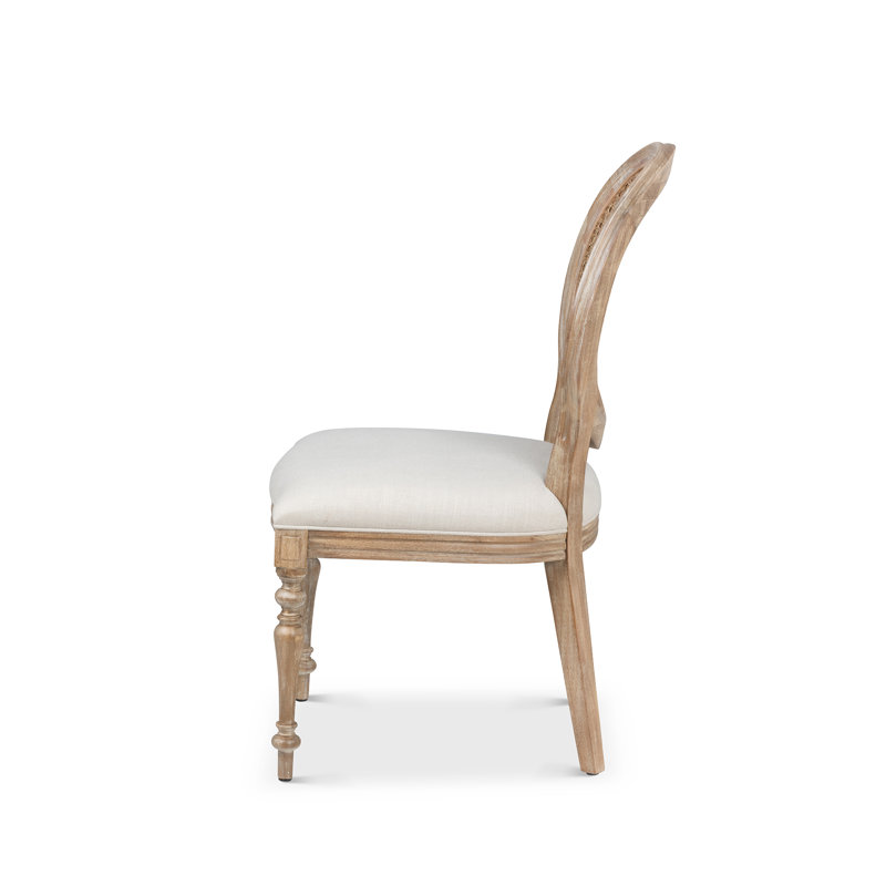 Upholstered Dining Chair, Driftwood