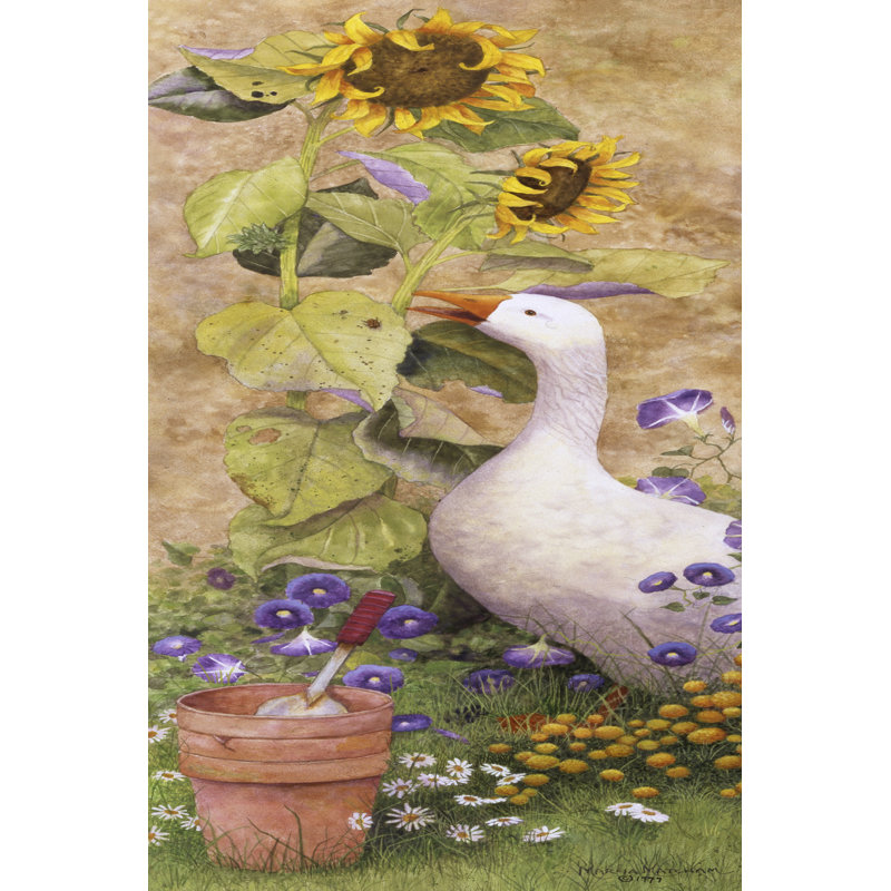 Garden March II by Marcia Matcham - Wrapped Canvas Painting, 46cm H x 30cm W x 3.8cm D