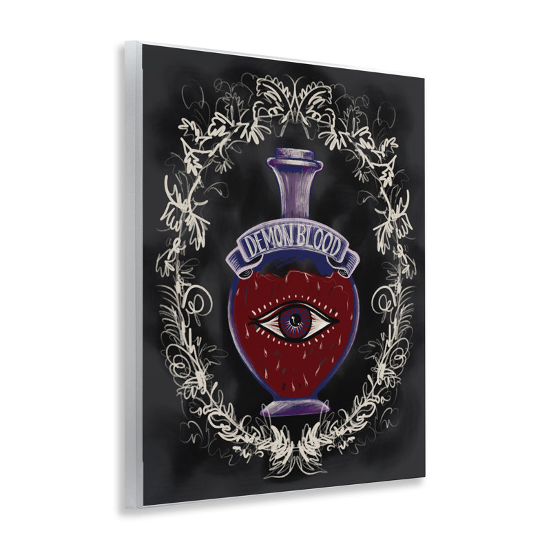 Plaque murale Demon Blood Jar, design par Connie Summers