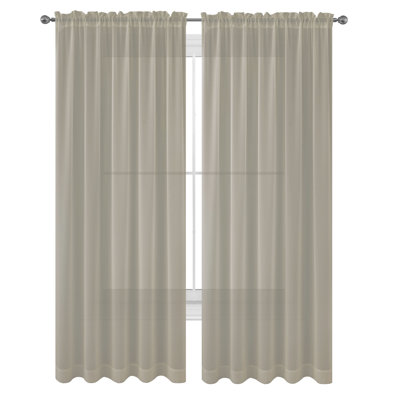 Godbey Sheer Curtain Pair