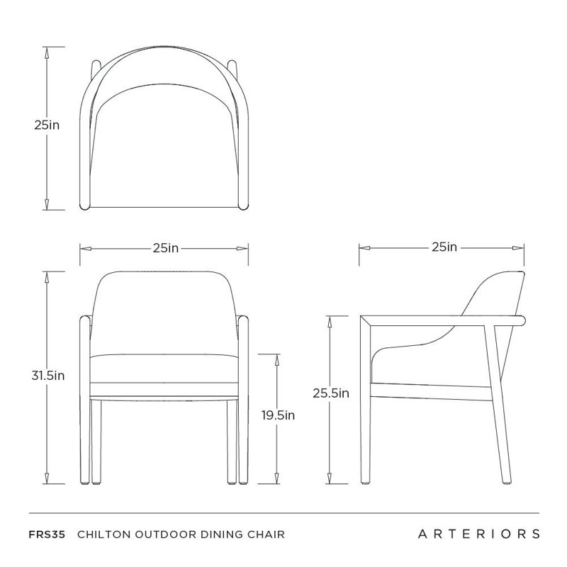 Outdoor Dining Armchair