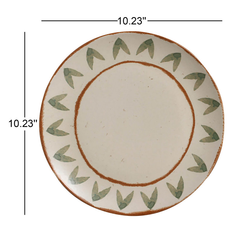 Assiette plate Coup Grès Magari