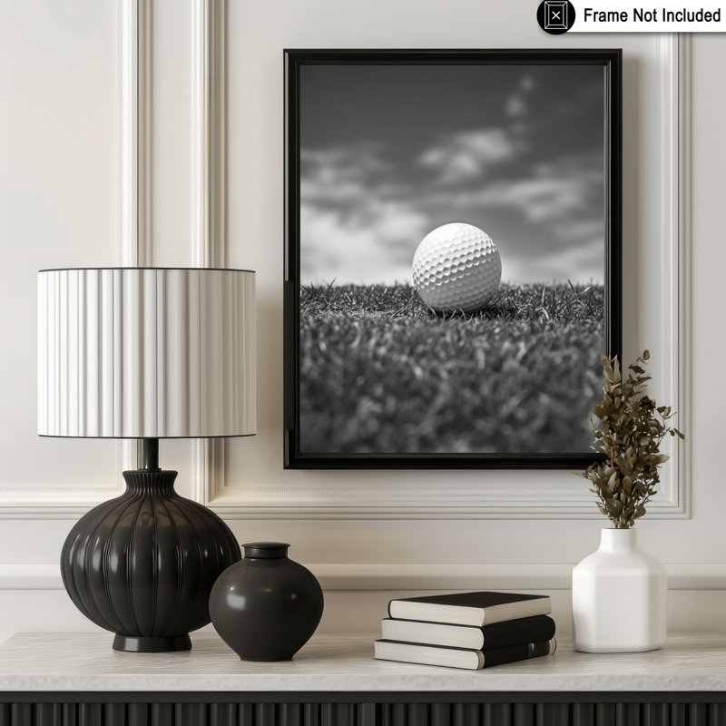 Balle de golf sur un terrain n ° 1, Unframed, Poster, 18"H x 24"W