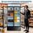 40-Inch Double Glass Door Commercial Beverage Refrigerator, 36 Cu.ft Capacity with Fan Cooling and Auto Defrost for Bars-127285797