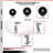 Tool Box Caster Wheel Set – 6 Inch Polyolefin Swivel Casters – SCC