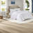 Piece White Reversible Ruffle Bedding Sets, Polyester King, Shabby Chic
