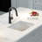 Cubic 18'' L Single Bowl Fireclay Kitchen Sink