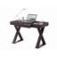 Bureau d'écriture tendance avec tiroir, espresso