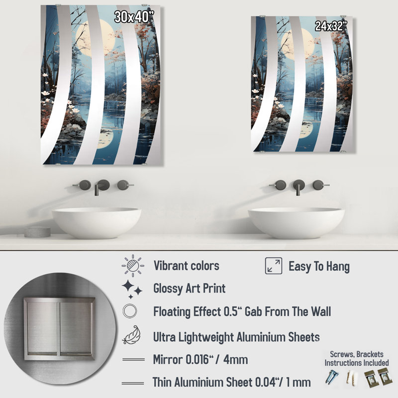 Miroir Duque, 32 po x 24 po