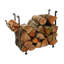 USA Handcrafted Rectangle Log Rack-1607751198