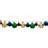 Ornament String Christmas Lights - Warm White LED - 3' Clear Wire - 10Ct-103688436