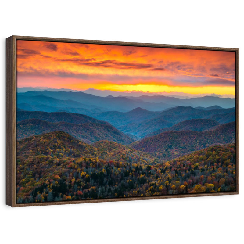Alvord Blue Ridge Parkway Fall, 25" H x 37" W