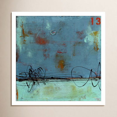 Blue Bay Marina I Print by Erin Ashley