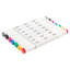 80 Colour Twin Tip Markers Set w/ Broad Tips and Organiser Case