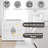 Charming White Teddy Sherpa Nightstand with Chrome Accents and Practical Design