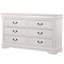Commode rectangulaire à 6 tiroirs Sandburg-24075119
