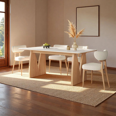 Ensembles de table de salle à manger simples et tendance
