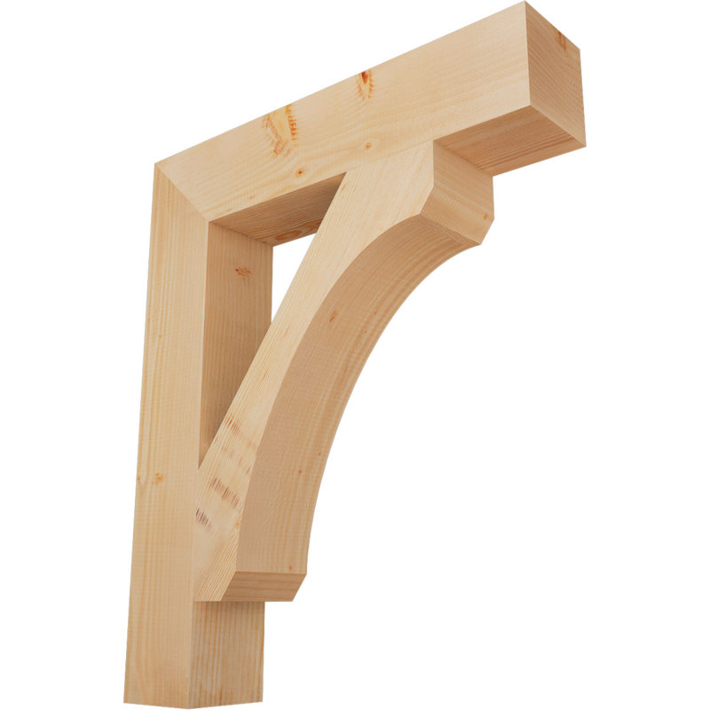 Support en bois rustique Legacy Block, Sapin de Douglas, Lisse, H 36 po x l 5,5 po x P 30 po