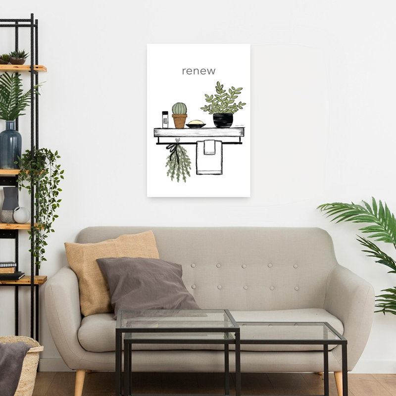 Renew Bath Bath Shelf, art contemporain, H 24 po x l 16 po