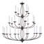 Lustre classique 24 lumières façon bougie-86096652