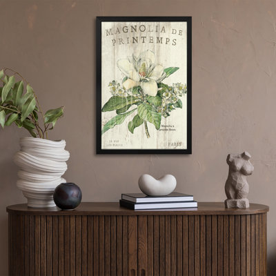 Magnolia de Printemps  Premium Framed Poster by Sue Schlabach
