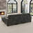 4-Piece Modern L-Shaped Corduroy Modular Sectional Sofa, Cloud Couch With Storage Ottoman-1393315573
