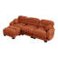 Canapé modulaire plissé plissé, canapé en chenille avec méridienne en L et repose-pieds-1844114897