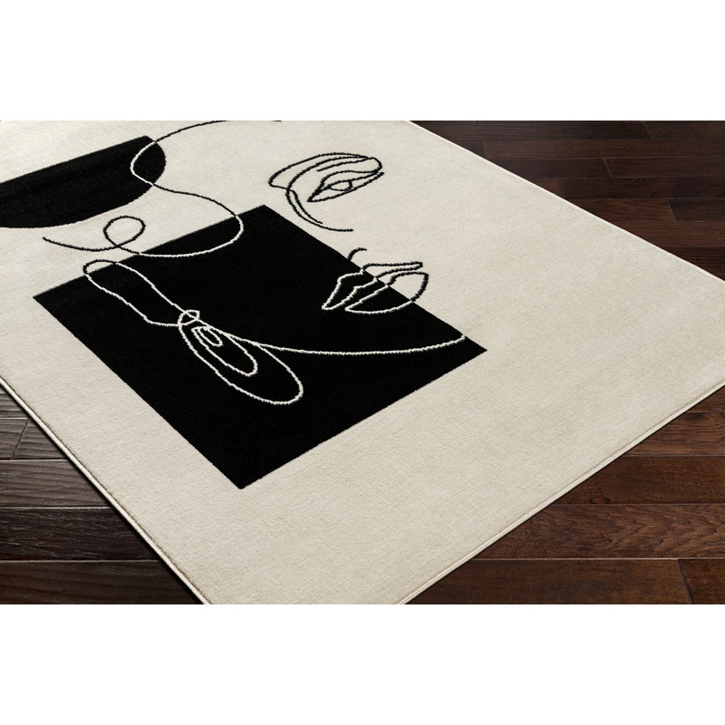 Abstract Area Rug, Rectangle 152 x 213cm