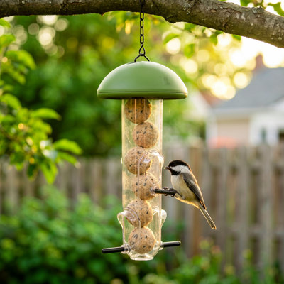 Suet Ball Bird Feeder Outdoor Hanging Fat Ball Feeders